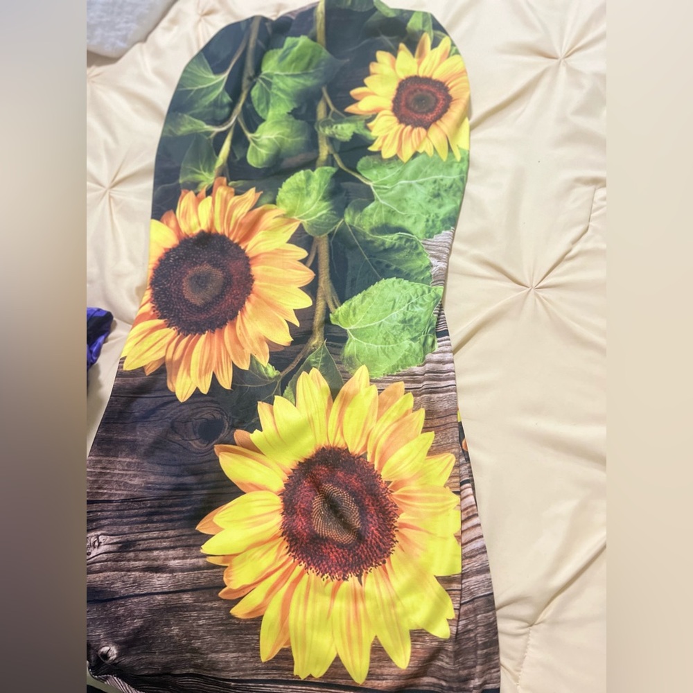 Sunflower stretch covers set of 4